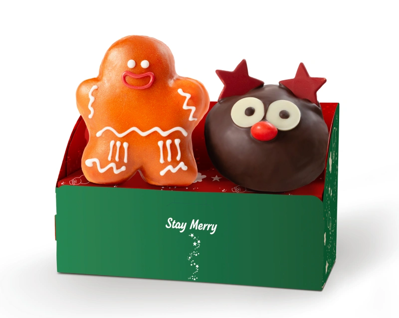 Gingerman y Rudolph Xmas 2box